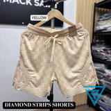 DIAMOND STRIPS SHORTS