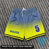 WOLVES DOTTED MESH SHORTS
