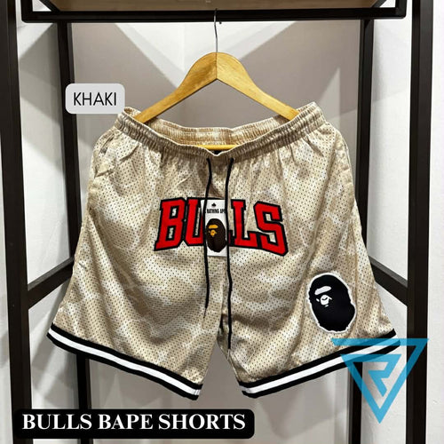 BULLS BAPE SHORTS